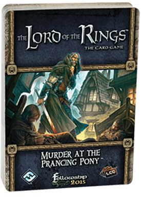 The Lord of the Rings: The Card Game – Murder at the Prancing Pony board game cover