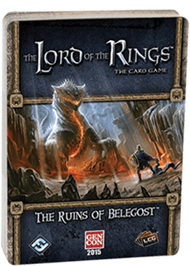 The Lord of the Rings: The Card Game – The Ruins of Belegost board game cover