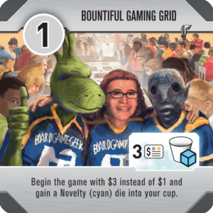 Roll for the Galaxy: Bountiful Gaming Grid Promo Tile board game cover