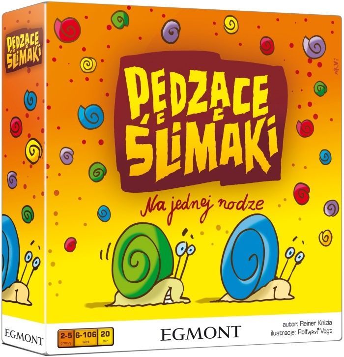 Pędzące Ślimaki board game cover