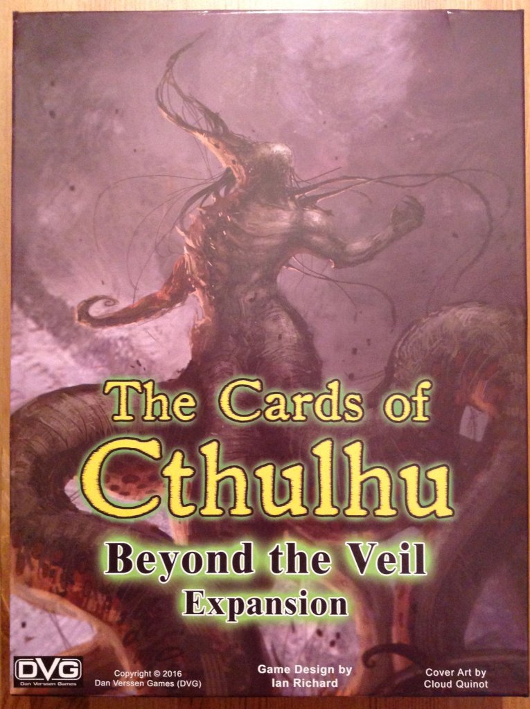The Cards of Cthulhu: Beyond the Veil board game cover
