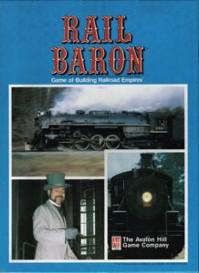 Rail Baron board game cover