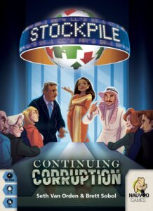 Stockpile: Continuing Corruption board game cover
