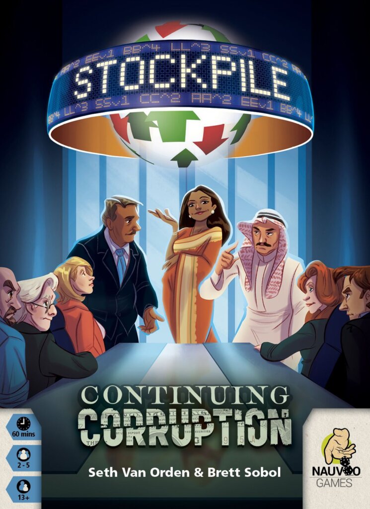 Stockpile: Continuing Corruption board game cover