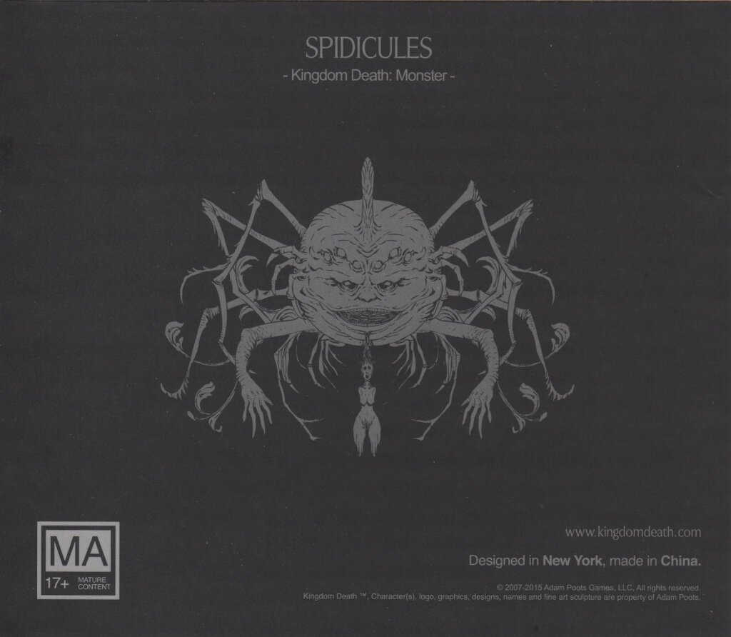 Kingdom Death: Monster – Spidicules Expansion board game cover