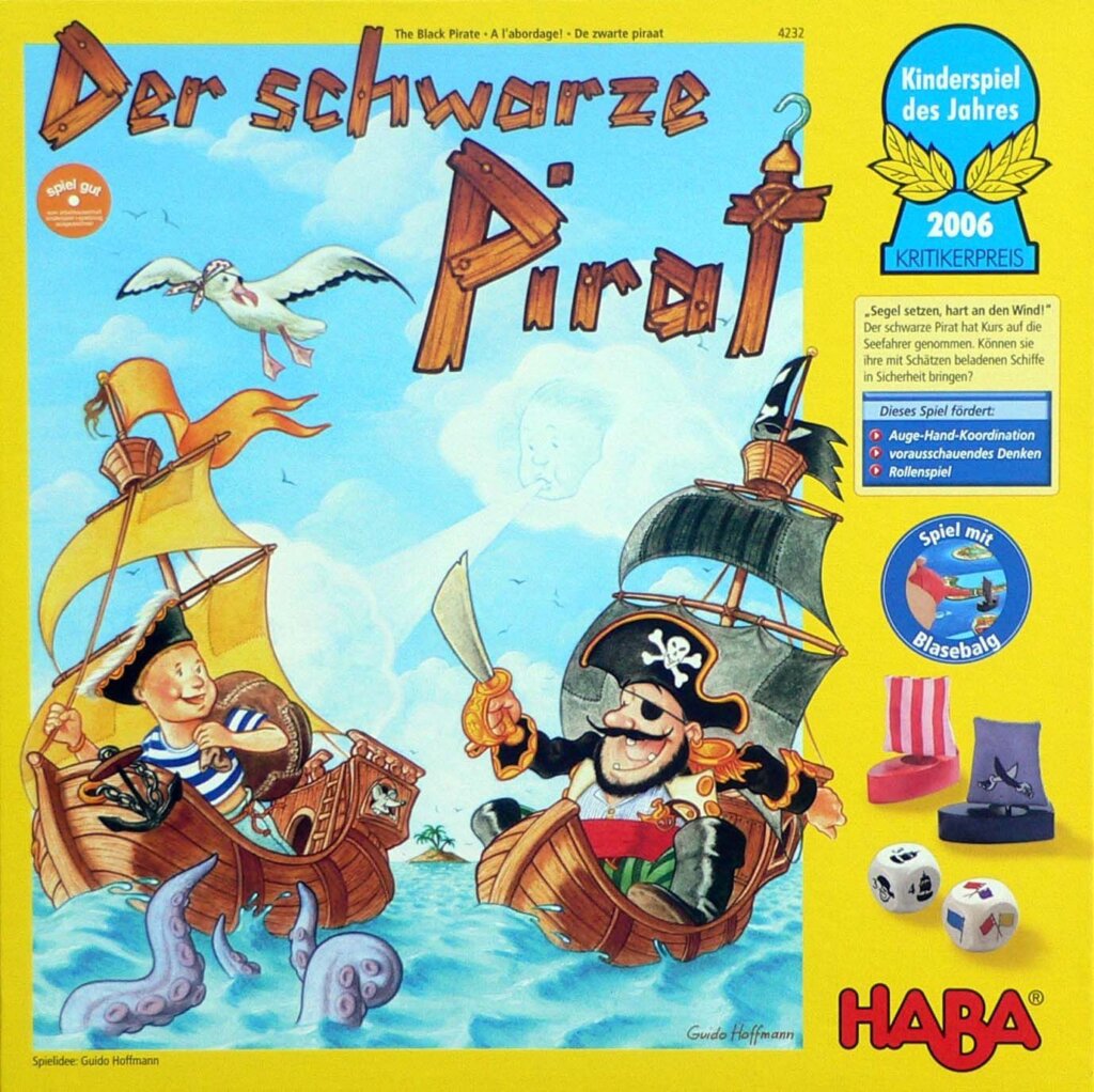 Der schwarze Pirat board game cover