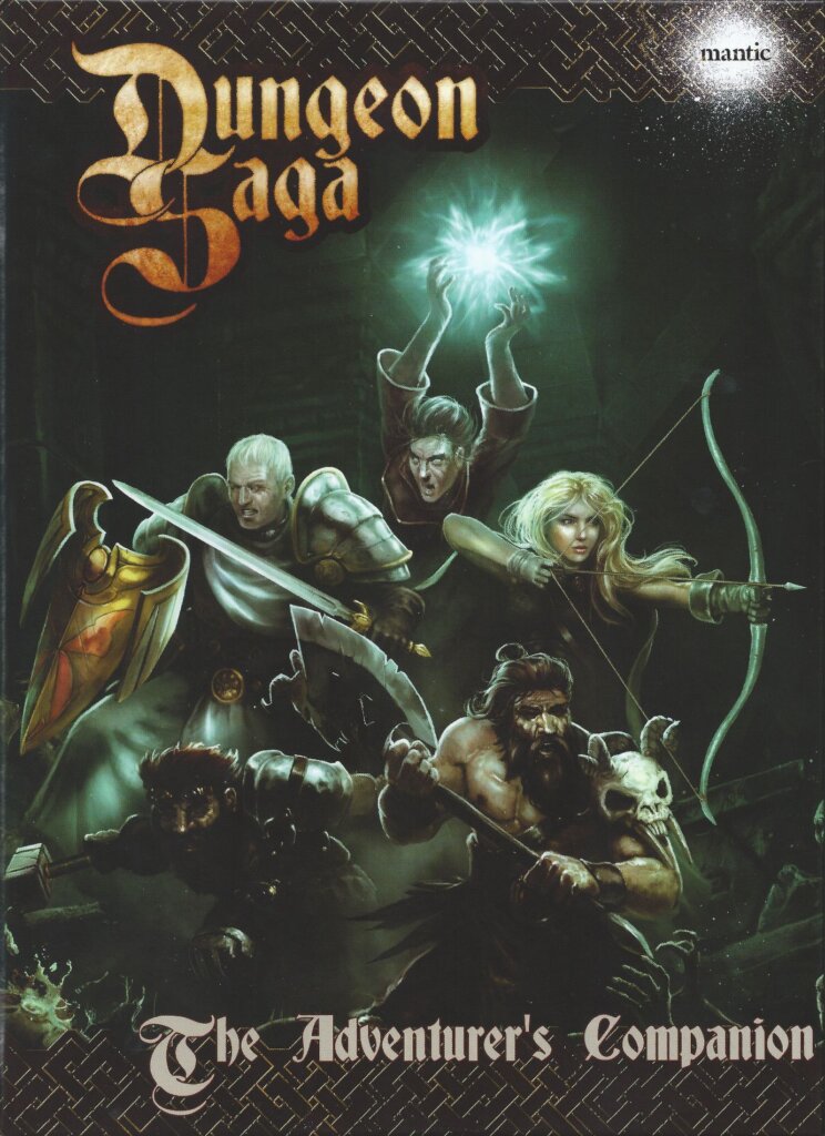 Dungeon Saga: The Adventurer’s Companion board game cover