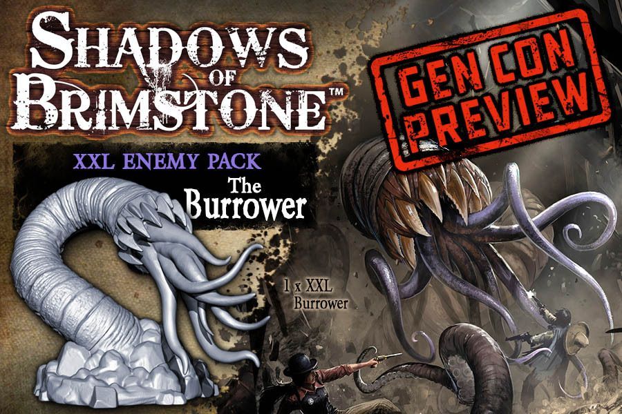 Shadows of Brimstone: Burrower XXL Enemy board game cover