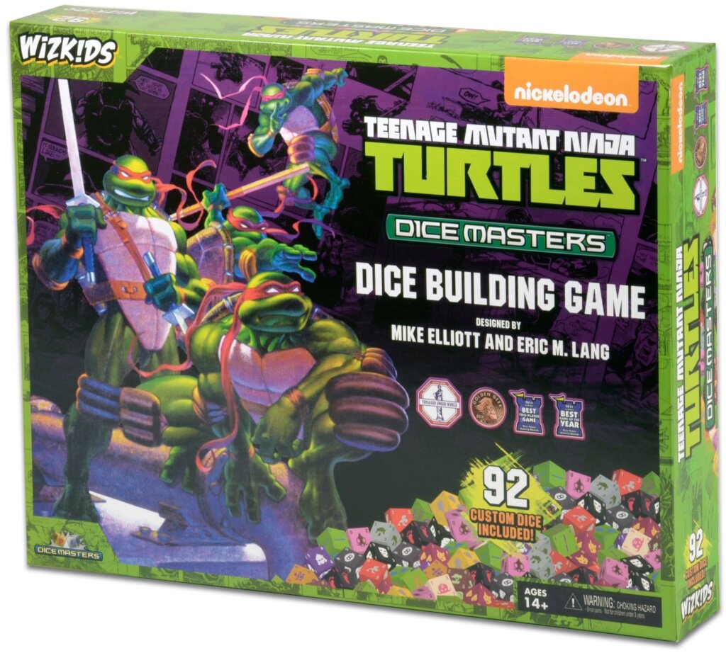 Teenage Mutant Ninja Turtles Dice Masters board game cover