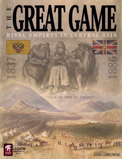 The Great Game: Rival Empires in Central Asia 1837-1886 board game cover