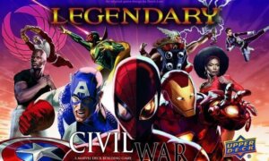 Legendary: A Marvel Deck Building Game – Civil War board game cover