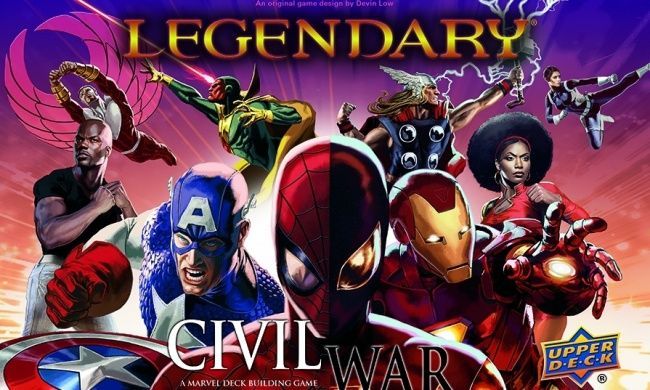 Legendary: A Marvel Deck Building Game – Civil War board game cover