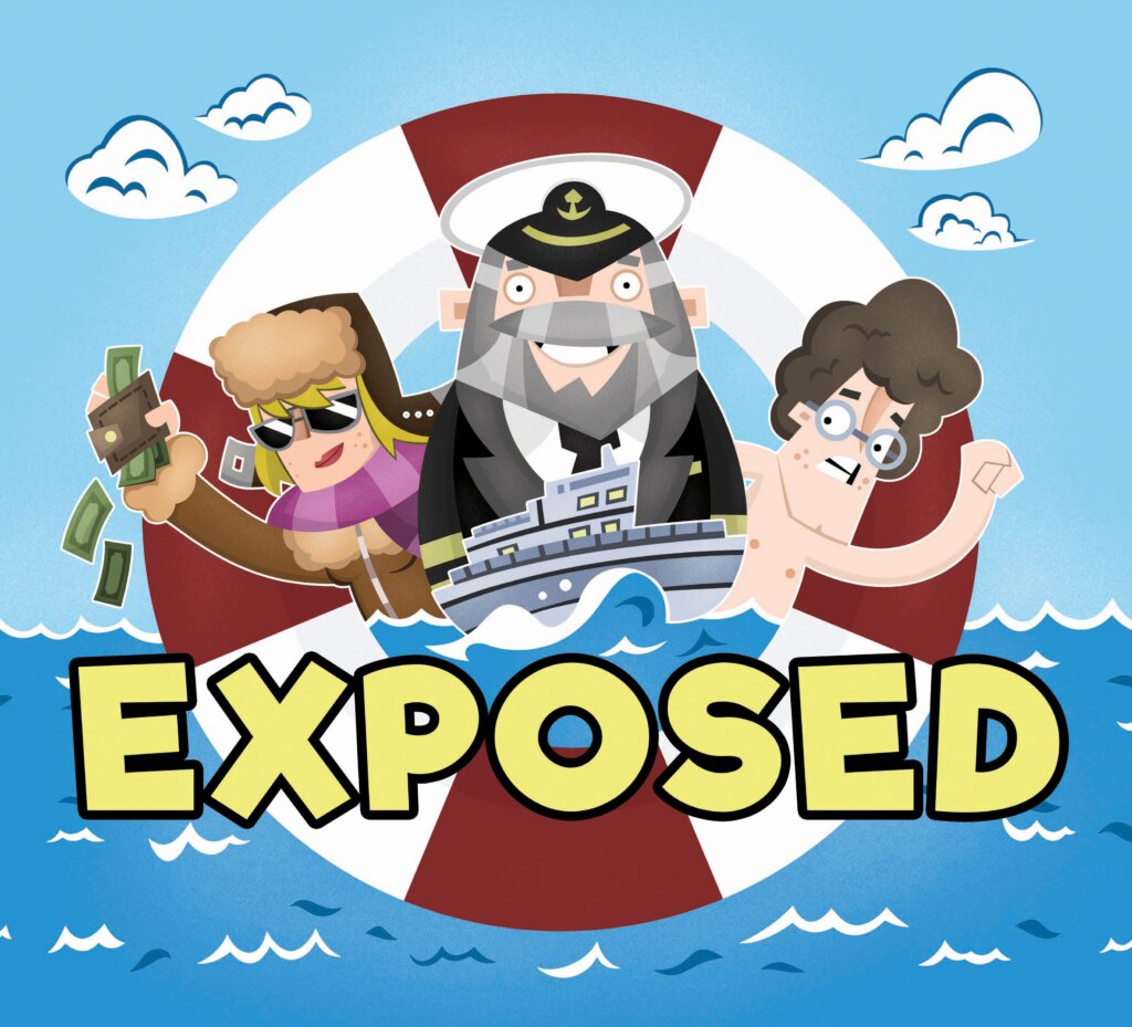 Exposed board game cover