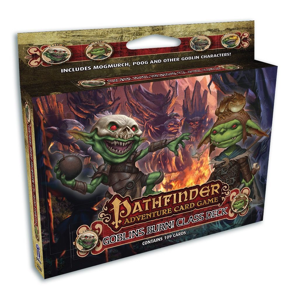 Pathfinder Adventure Card Game: Class Deck – Goblins Burn! board game cover