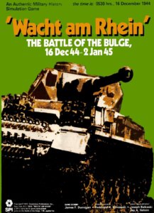 ‘Wacht am Rhein’: The Battle of the Bulge, 16 Dec 44 – 2 Jan 45 board game cover