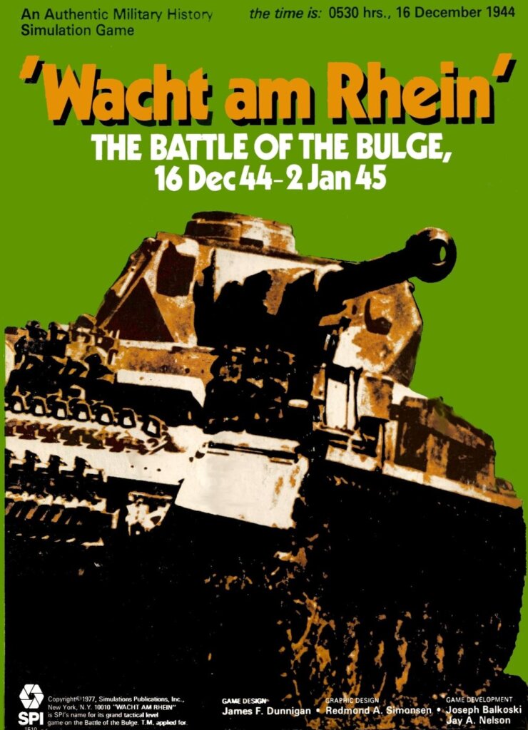‘Wacht am Rhein’: The Battle of the Bulge, 16 Dec 44 – 2 Jan 45 board game cover