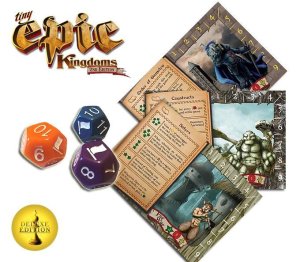 Tiny Epic Kingdoms: 2nd Edition – Deluxe Promo Pack board game cover