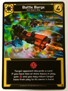Star Realms: Battle Barge Promo Card board game cover