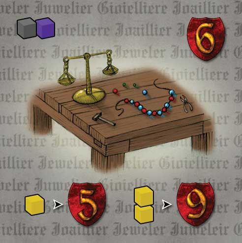 Caylus: Jeweler promo tile board game cover