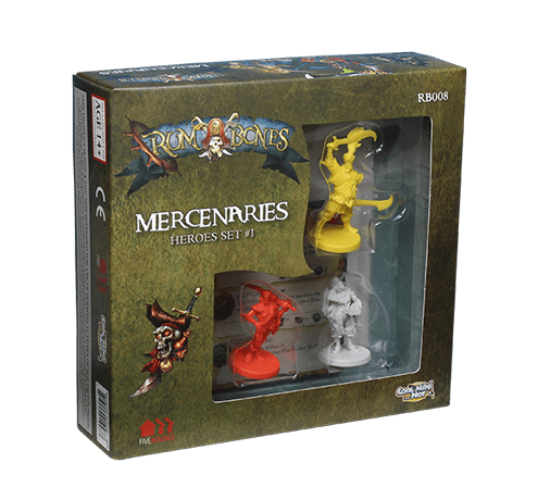 Rum & Bones: Mercenaries Heroes Set #1 board game cover