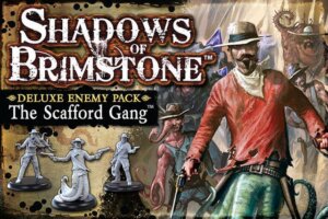 Shadows of Brimstone: The Scafford Gang Deluxe Enemy Pack board game cover