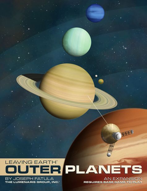 Leaving Earth: Outer Planets board game cover