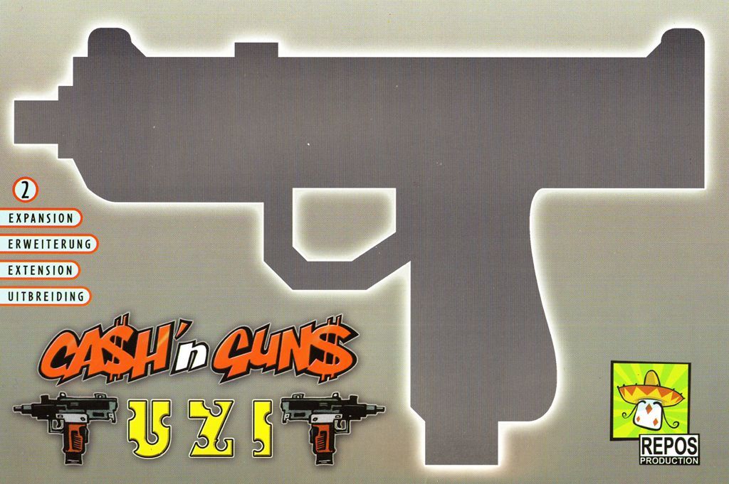 Ca$h ‘n Gun$: Uzi board game cover
