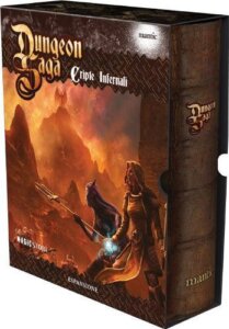 Dungeon Saga: The Infernal Crypts board game cover