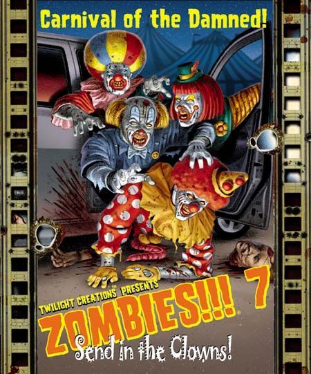Zombies!!! 7: Send in the Clowns board game cover