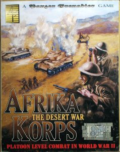 Afrika Korps: The Desert War – Platoon Level Combat in World War II: A Panzer Grenadier Game board game cover