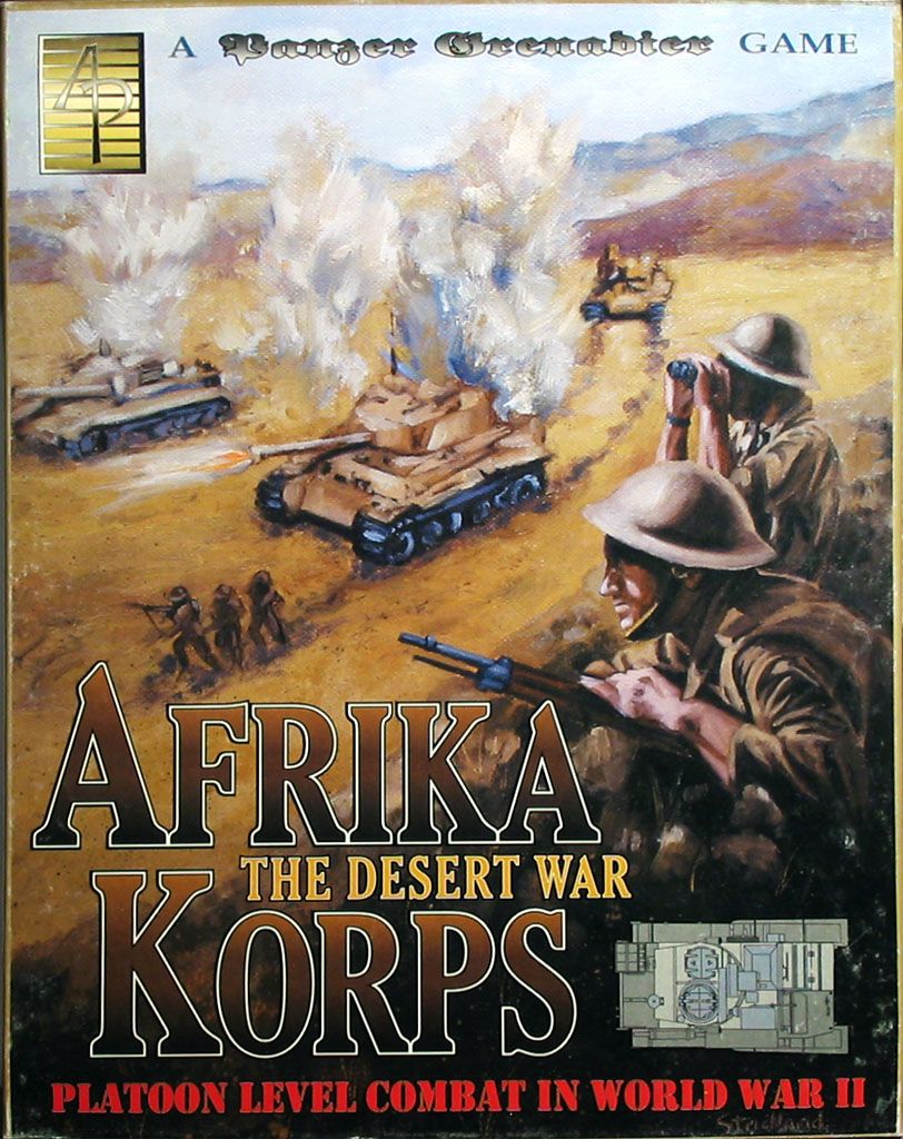 Afrika Korps: The Desert War – Platoon Level Combat in World War II: A Panzer Grenadier Game board game cover