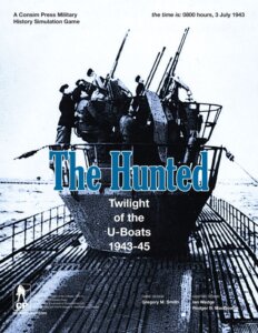 The Hunted: Twilight of the U-Boats, 1943-45 board game cover