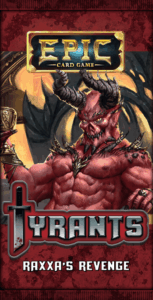 Epic Card Game: Tyrants – Raxxa’s Revenge board game cover