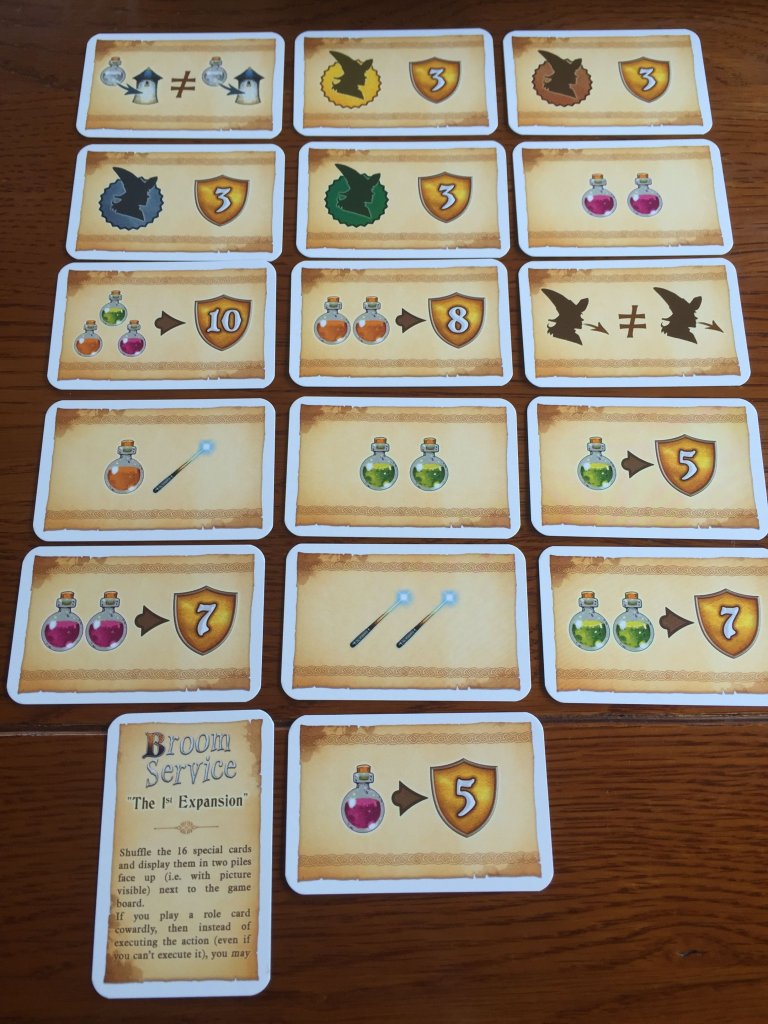 Broom Service: The 1st Expansion board game cover