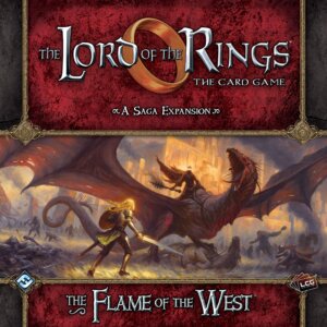 The Lord of the Rings: The Card Game – The Flame of the West board game cover