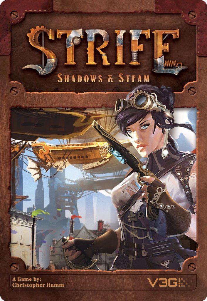 Strife: Shadows & Steam board game cover