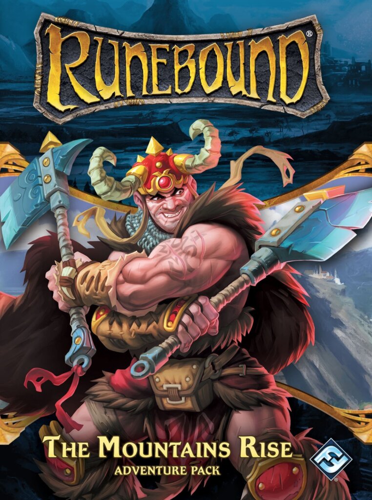 Runebound (Third Edition): The Mountains Rise – Adventure Pack board game cover