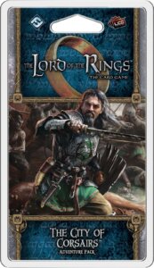 The Lord of the Rings: The Card Game – The City of Corsairs board game cover
