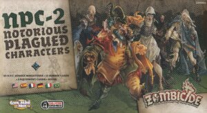Zombicide: Black Plague – NPC-2: Notorious Plagued Characters board game cover