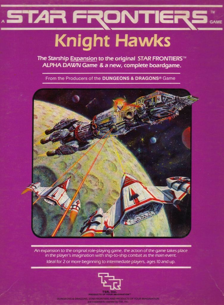 Star Frontiers: Knight Hawks board game cover