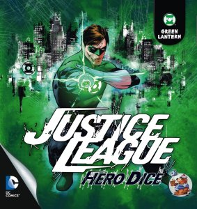 Justice League: Hero Dice – Green Lantern board game cover