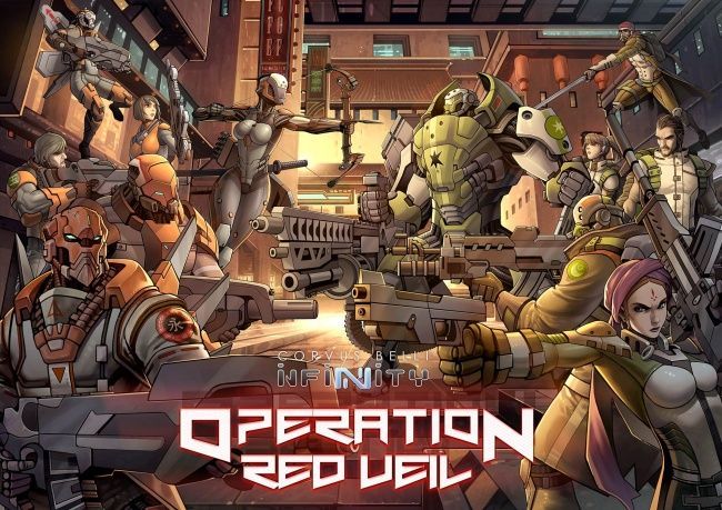 Infinity: Operation Red Veil board game cover