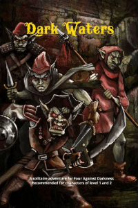 Dark Waters: A Solitaire Adventure for Four Against Darkness board game cover