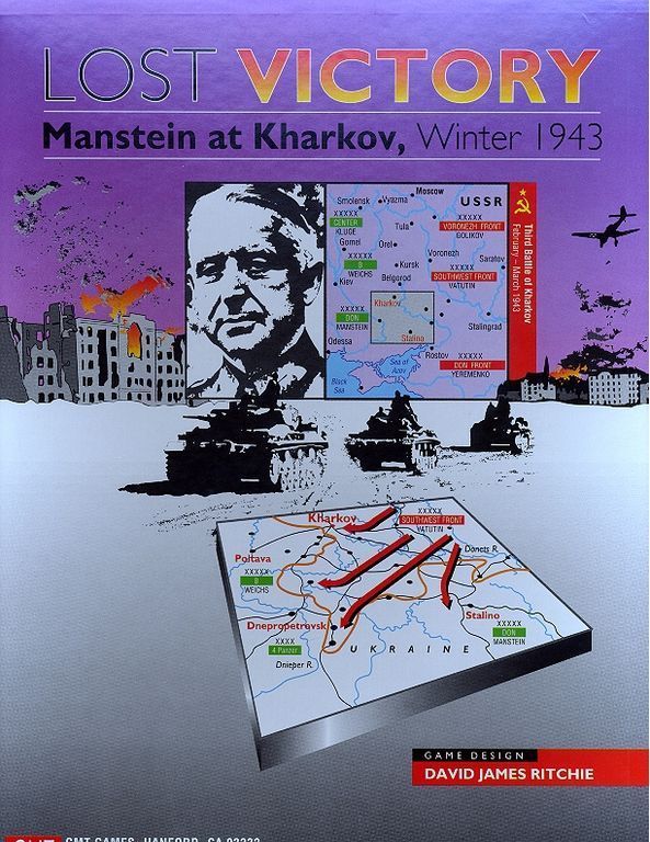 Lost Victory: Manstein At Kharkov, Winter 1943 board game cover