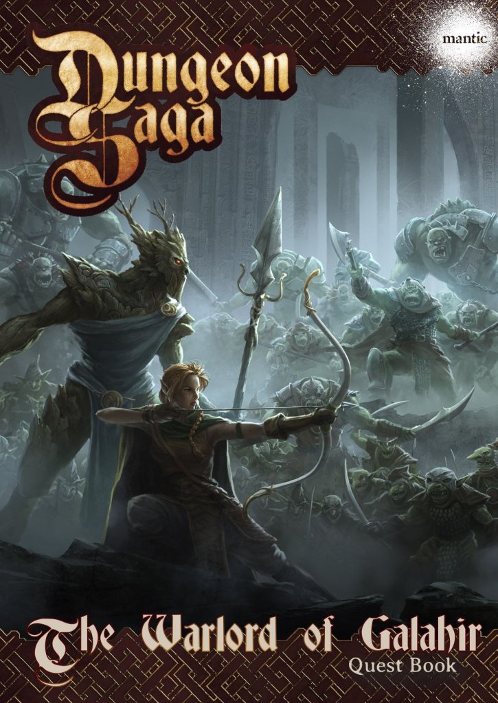 Dungeon Saga: The Warlord of Galahir board game cover