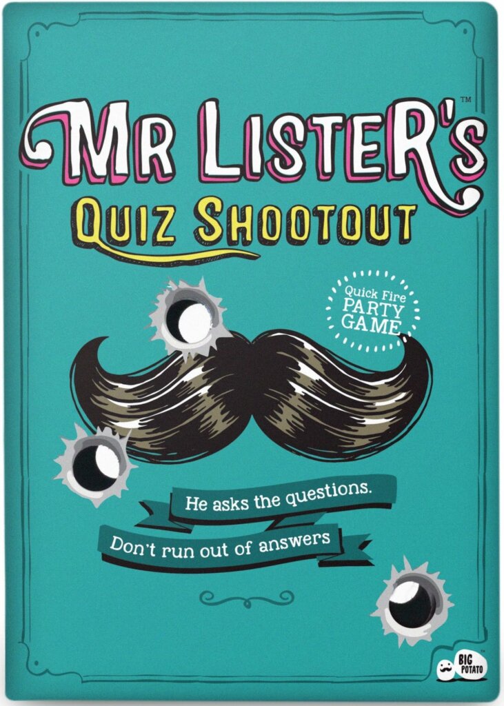 Mr Lister’s Quiz Shootout board game cover