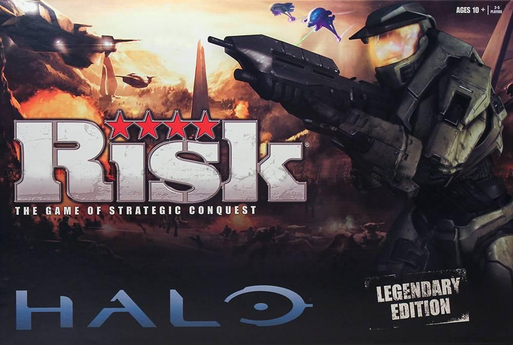 Risk: Halo Legendary Edition board game cover