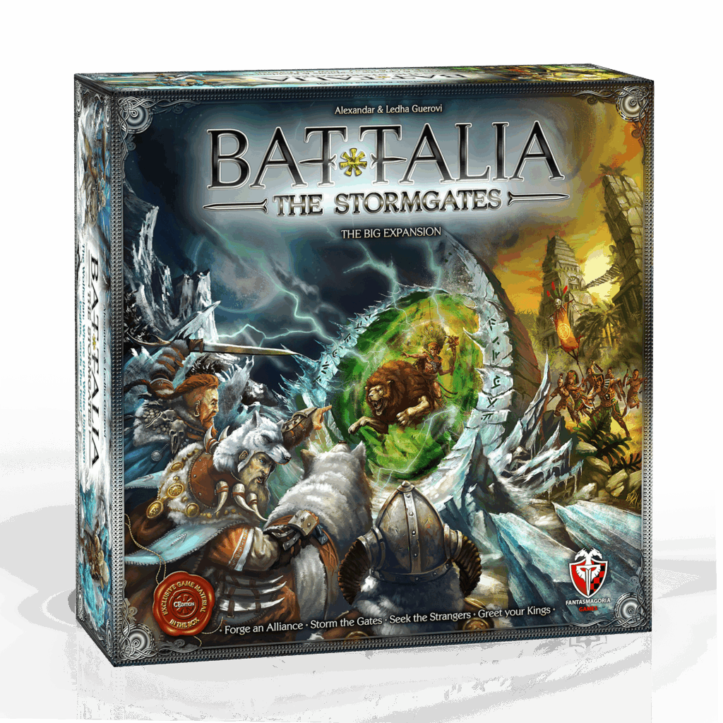 BATTALIA: The Stormgates board game cover