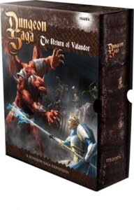 Dungeon Saga: The Return of Valandor board game cover