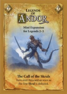Legends of Andor: Call of the Skrals board game cover